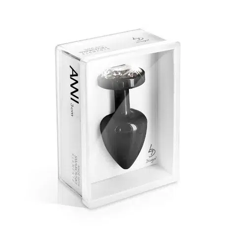 Diogol Anni Round Crystal Black Plug in Box