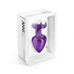 Diogol Anni Round Crystal - Purple - 30 mm