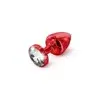 Diogol Anni Round Crystal - Red - 25mm (T1)