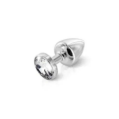 Diogol Anni Round Crystal - Silver - 25mm (T1)