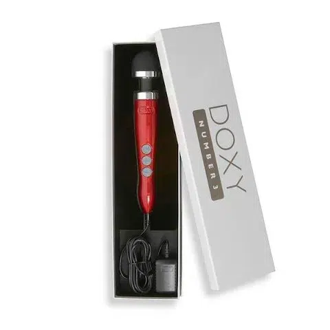 Doxy Die Cast 3 Massager - Candy Red - Image 3