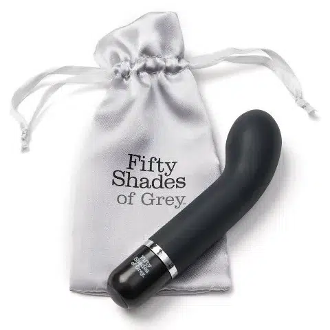 Fifty Shades of Grey Insatiable Desire Mini Silicone G-Spot Vibrator with bag