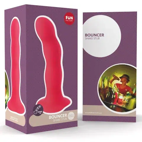 Fun Factory Bouncer Dildo - Red
