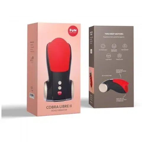 Fun Factory Cobra Libre II - Red - Packaging