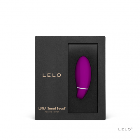 Lelo Luna Smart Beads Deep Rose in Packaging