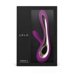 Lelo Soraya 2 Deep Rose Rabbit Vibrator with Packaging