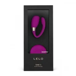 Lelo Tiani 3 Deep Rose Couples Vibrator with Packaging