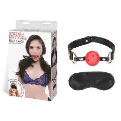 Lux Fetish Breathable Gag - Red