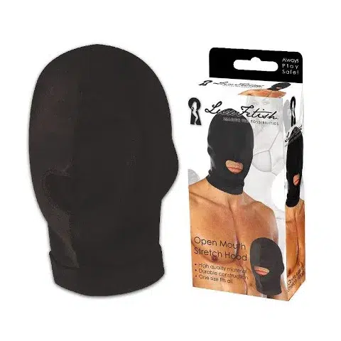 Lux Fetish Open Mouth Stretch Hood
