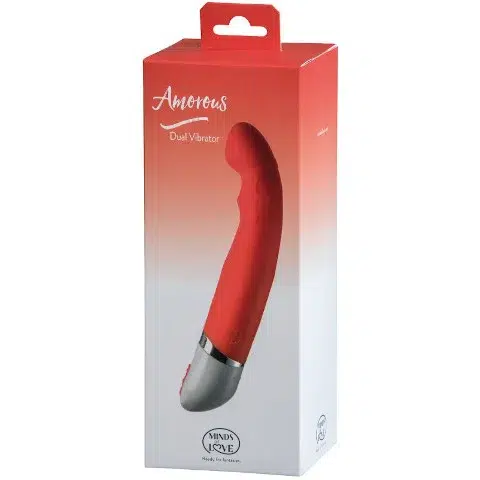 Minds of Love Amorous Dual Vibrator - Red - Image 2