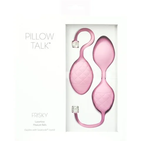 Swan Pillow Talk Frisky - Pink Kegel Balls