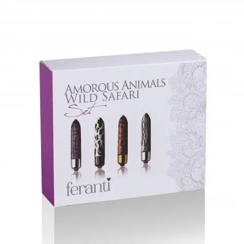 Rocks-Off Feranti Amorous Animals Collection - Various Animal Print - Packaging