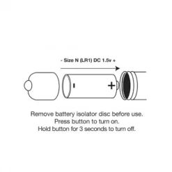 Uses LR1 Battery