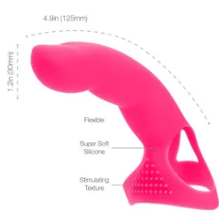 Alternative view of Swan Simple and True Extra Touch Finger - Pink