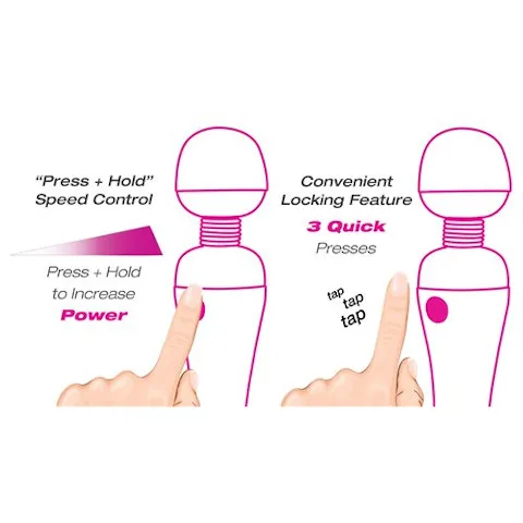 PalmPower Recharge Waterproof Personal Massager